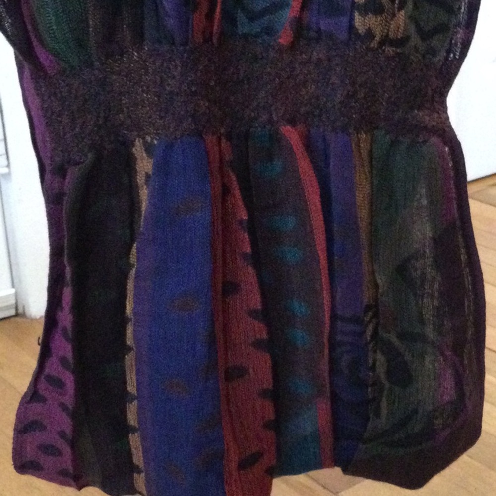 Multicolor Patterned Scarf - Picture 3 of 4